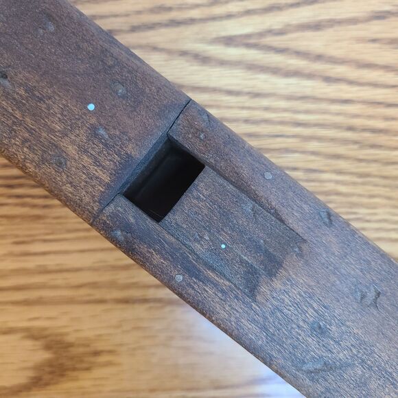 Antique Primitive Wooden Slide Whistle Train Whistle Tuning Whistle Handmade - Picture 3 of 10